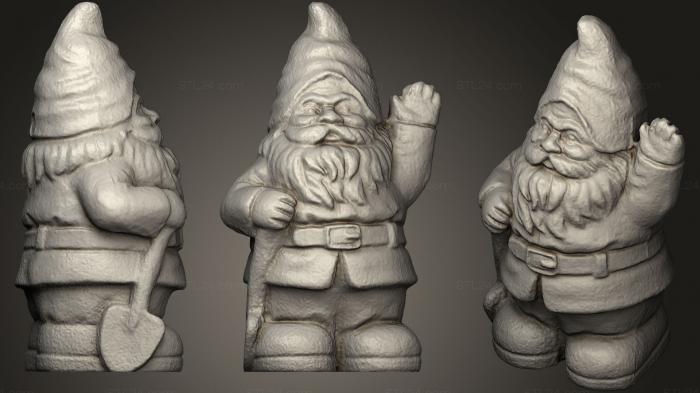 Игрушки (Сканирование Gnome, TOYS_0561) 3D модель для ЧПУ станка